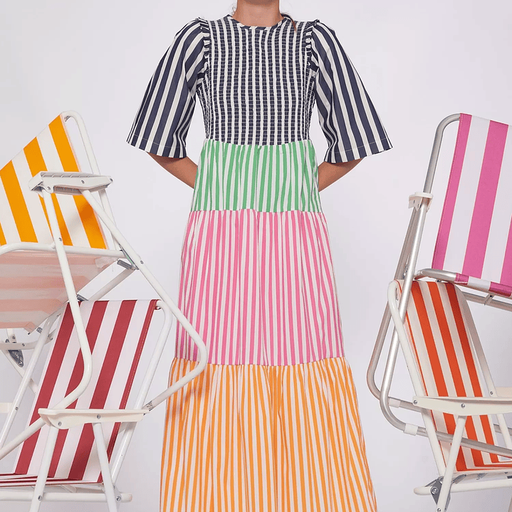 Vestido estampado Vilagallo 1