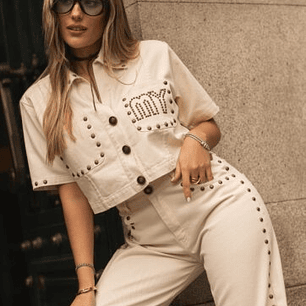 Calça bege Miss You 