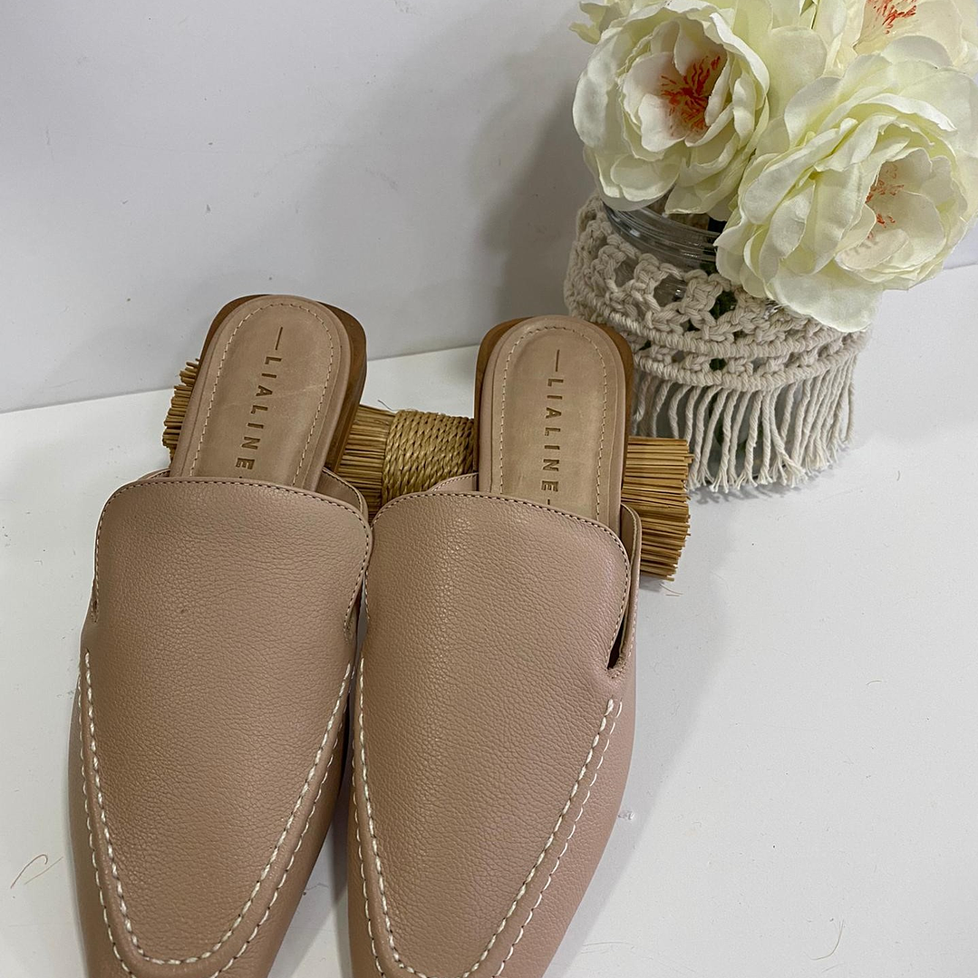 Mules em pele Lialine 1