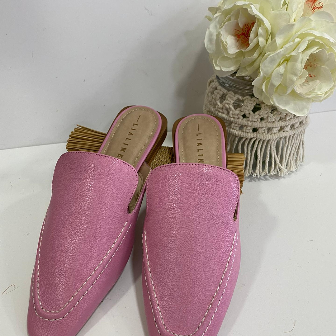 Mules em pele Lialine 2
