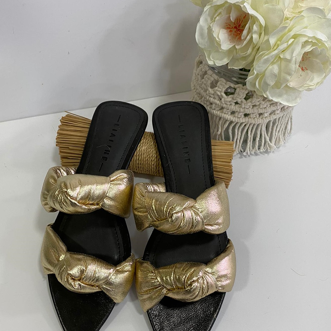 Chinelas ouro light Lialine 1
