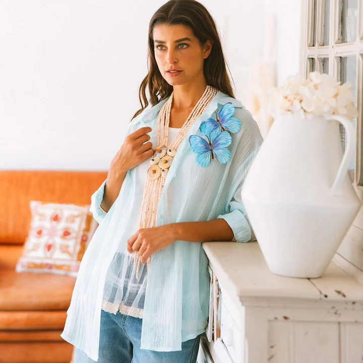 Blusa borboletas Maittè 1