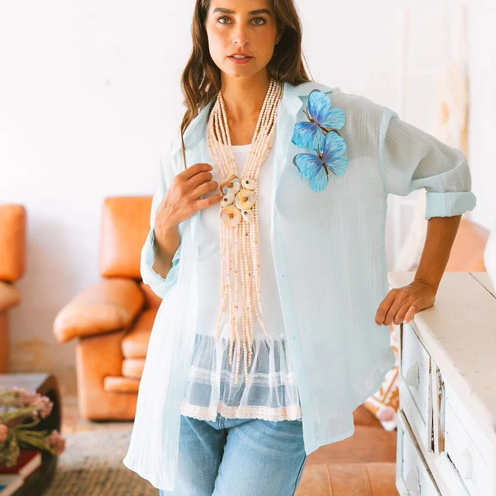 Blusa borboletas Maittè 3