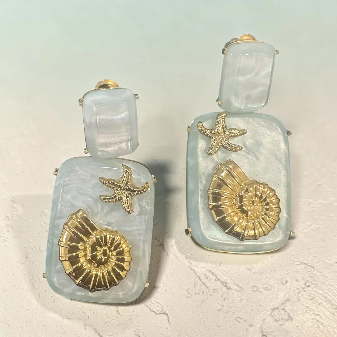 Brincos madre pérola premium 1