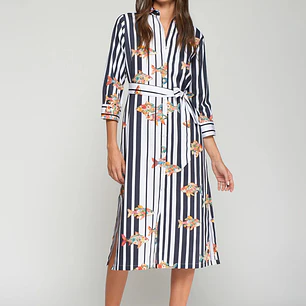 Vestido camisero peces Vilagallo