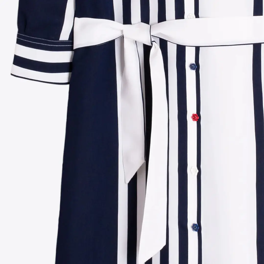 Vestido riscas Vilagallo 2