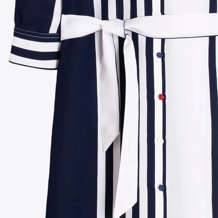 Vestido riscas Vilagallo 2