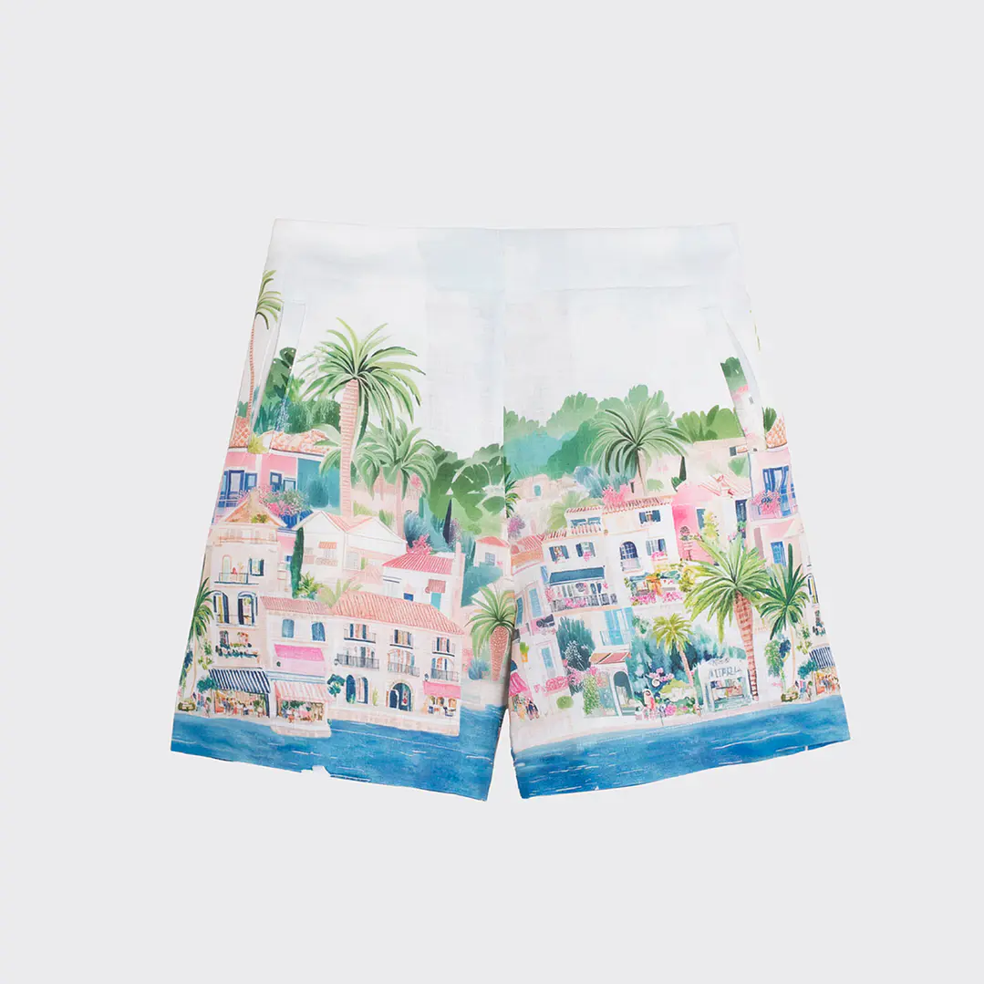 Calções linho Puerto Banus Vilagallo  1