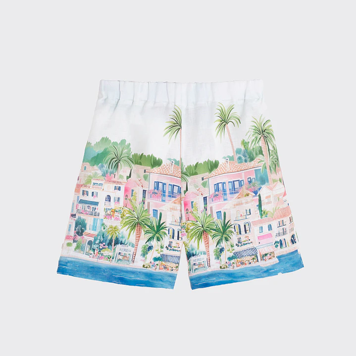 Calções linho Puerto Banus Vilagallo  2