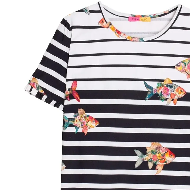 T-shirt essential em algodão premium Vilagallo 2