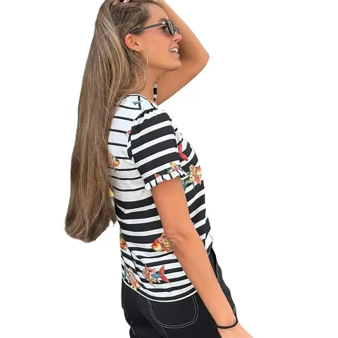 T-shirt essential em algodão premium Vilagallo 3