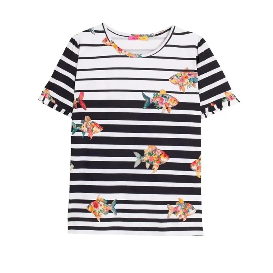 T-shirt essential em algodão premium Vilagallo 1