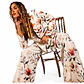 Pantalona linho estampado floral Miss you - thumbnail 2