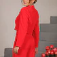 Blazer cropped vermelho Miss You - Thumbnail 3