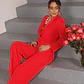 Blazer cropped vermelho Miss You - Thumbnail 2