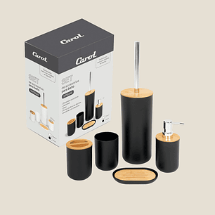 Accesorios para baño - Set x 5 piezas - COMBO X 3 UN