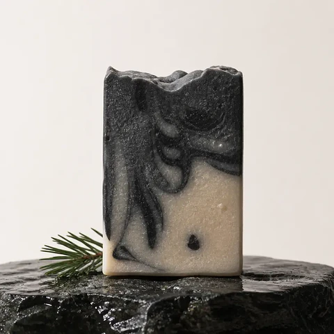 Jabón de Carbón y Pino — 100 g