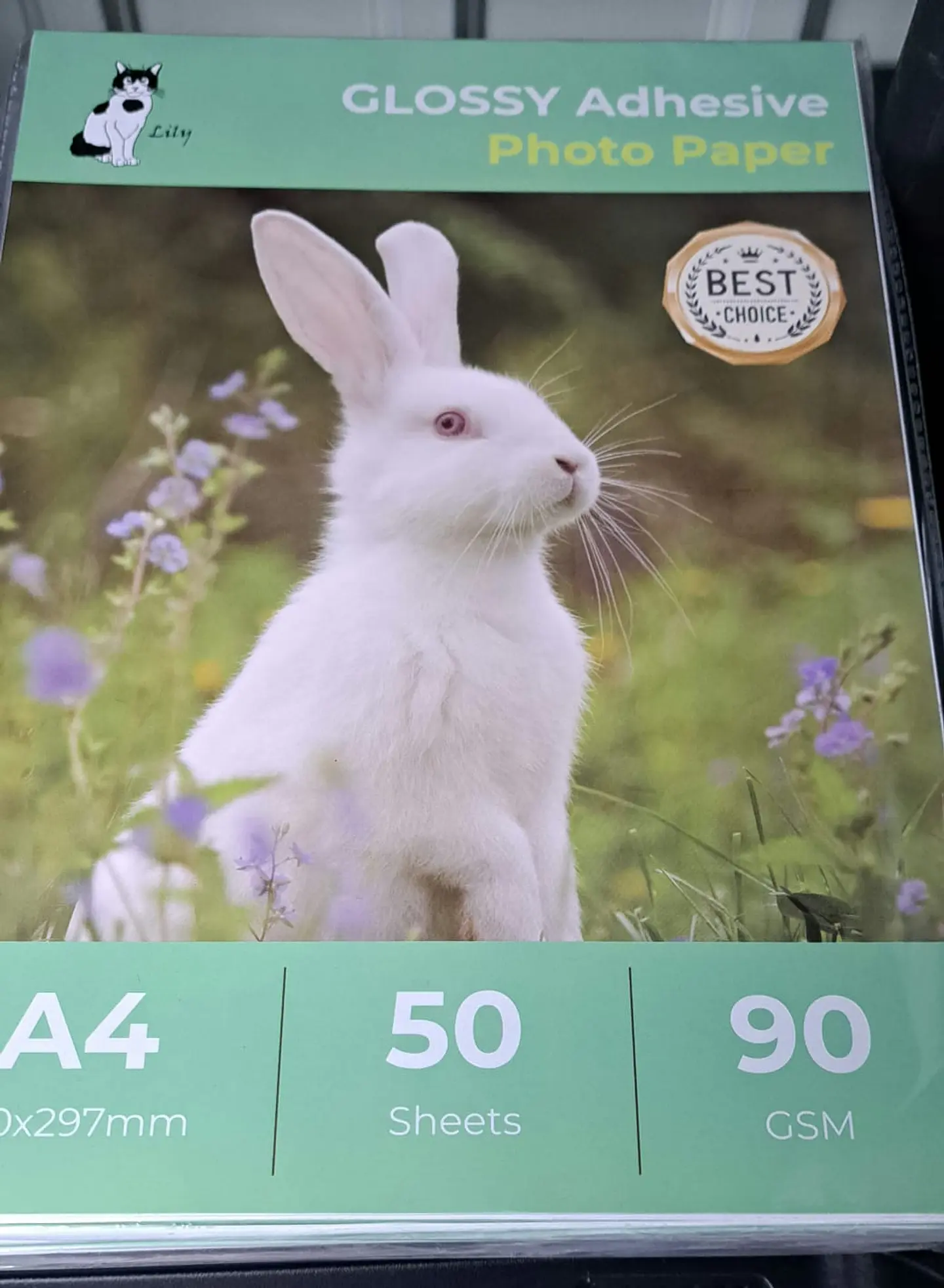 PAPEL ADHESIVO A4 90 GRAMOS 50 HOJAS 1