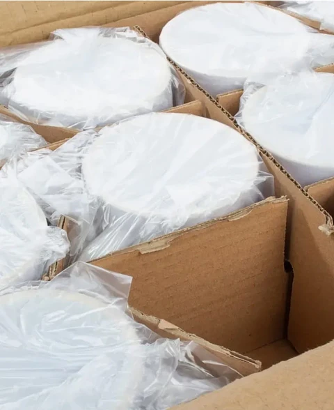 CAJA TAZONES 11 OZ BLANCO 36 UNIDADES