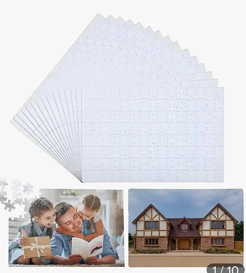 PUZZLES A4 SUBLIMABLES PARA PERSONALIZAR
