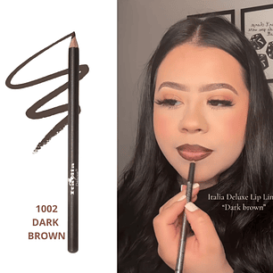 Delineador Italia Deluxe 1002 DARK BROWN