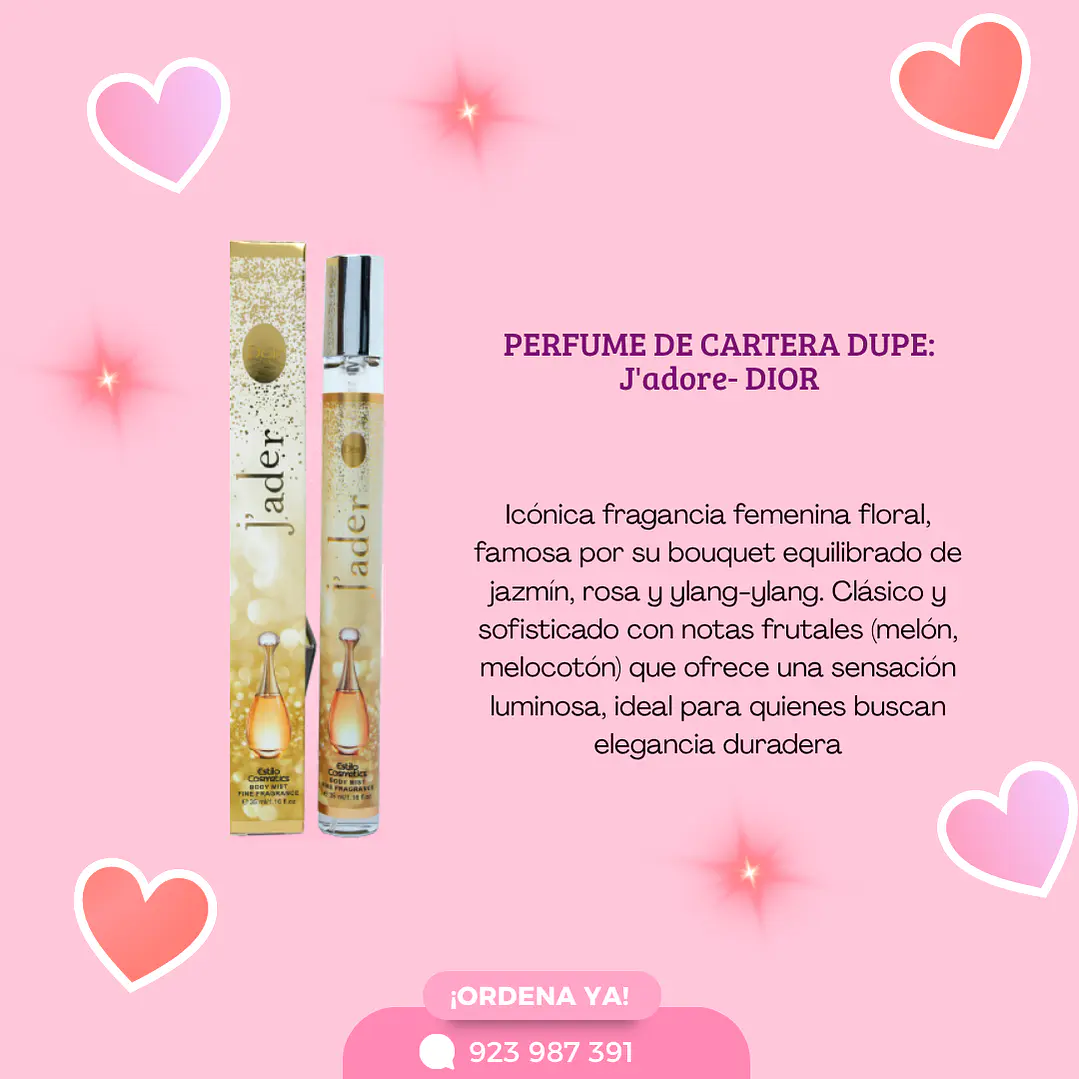 PERFUME DE CARTERA JADORE DIO 1
