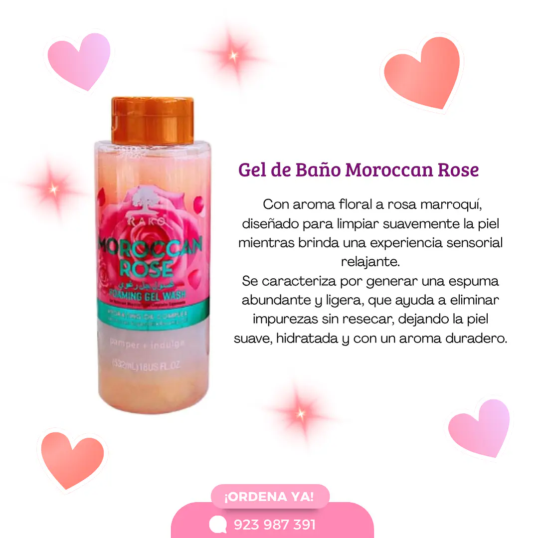 GEL DE BAÑO ROSA 1