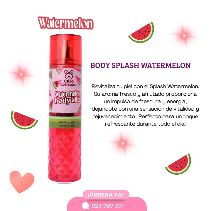 body mist shimmer sandía 1