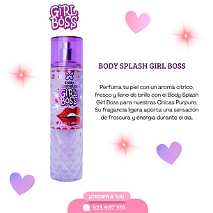 body mist shimmer girl boss