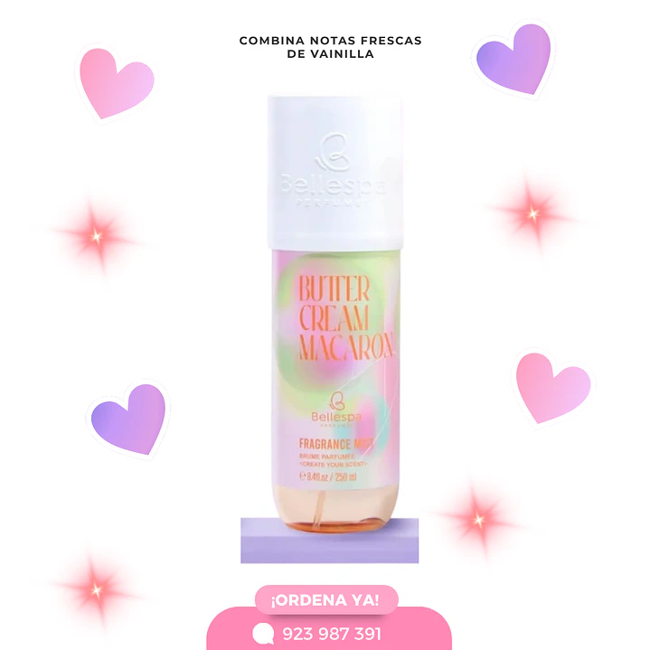 BODY MIST BUTTER CREAM MACARON 1