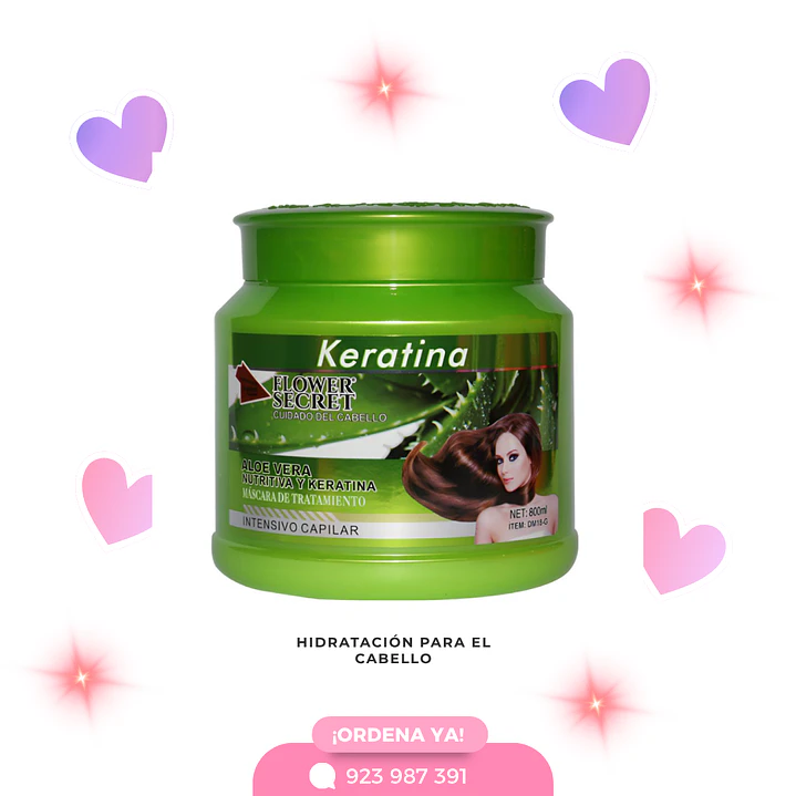 TRATAMIENTO KERATINA ALOE VERA 1