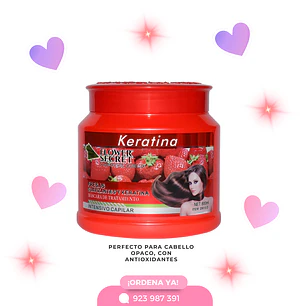TRATAMIENTO KERATINA  Y FRESA