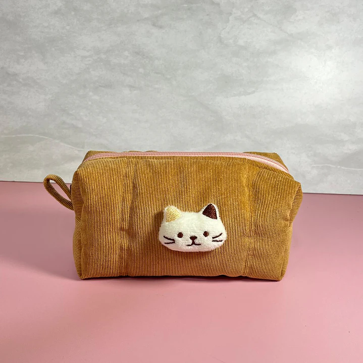 NECESER CORDUROY GATITO 1