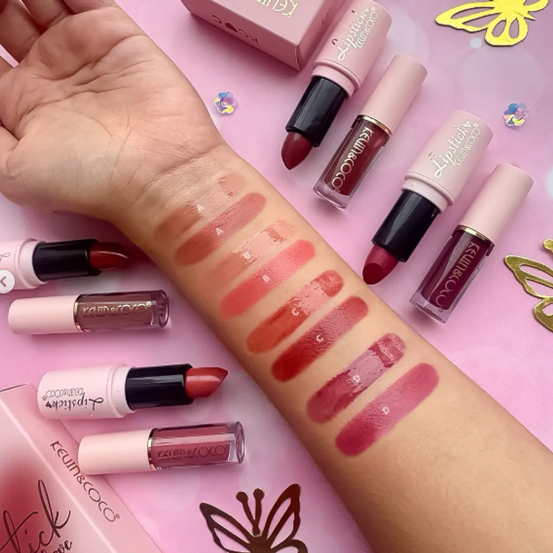 duo labial en barra y gloss kevin y coco 2