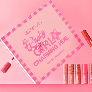 set 12 labiales matte kevin y coco