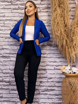 Blazer Largo Lino Armani 