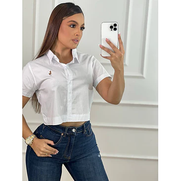 BLUSA OVERSICE Manga Corta Tallas Única  3
