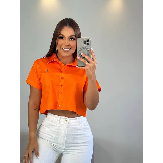 BLUSA OVERSICE Manga Corta Tallas Única  10