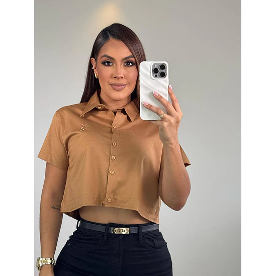 BLUSA OVERSICE Manga Corta Tallas Única  11