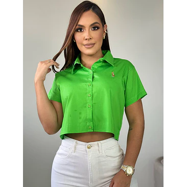 BLUSA OVERSICE Manga Corta Tallas Única  1