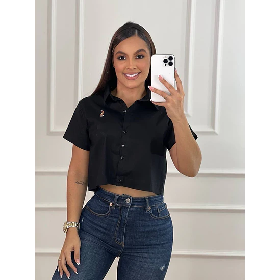 BLUSA OVERSICE Manga Corta Tallas Única  13