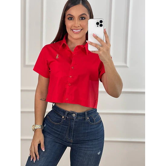 BLUSA OVERSICE Manga Corta Tallas Única  25