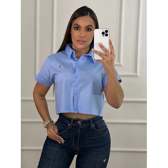 BLUSA OVERSICE Manga Corta Tallas Única  26