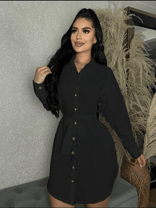 Blusón Unicolor Cinturon 