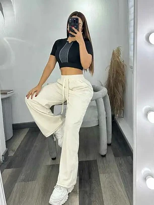 Pantalón Imitación Pana Cordon