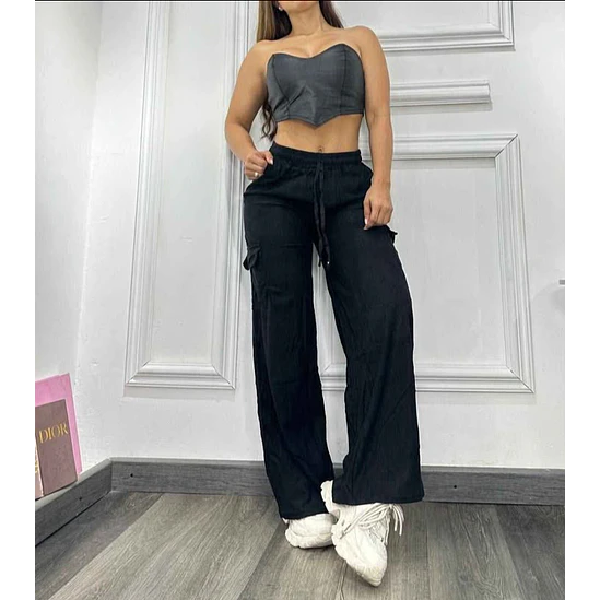Pantalón Cargó Imitación Pana  5