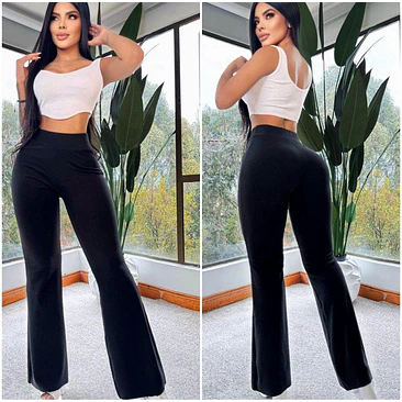 Pantalón Bota Campana Rib Acanalado  8