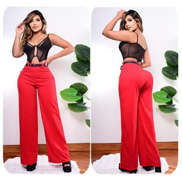 Pantalón Palazzo Correa Talla Única  13
