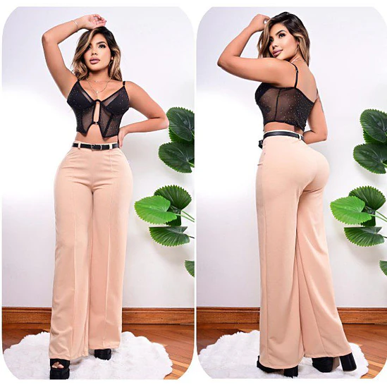 Pantalón Palazzo Correa Talla Única  8
