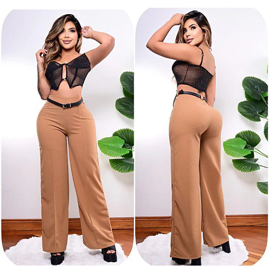 Pantalón Palazzo Correa Talla Única  6